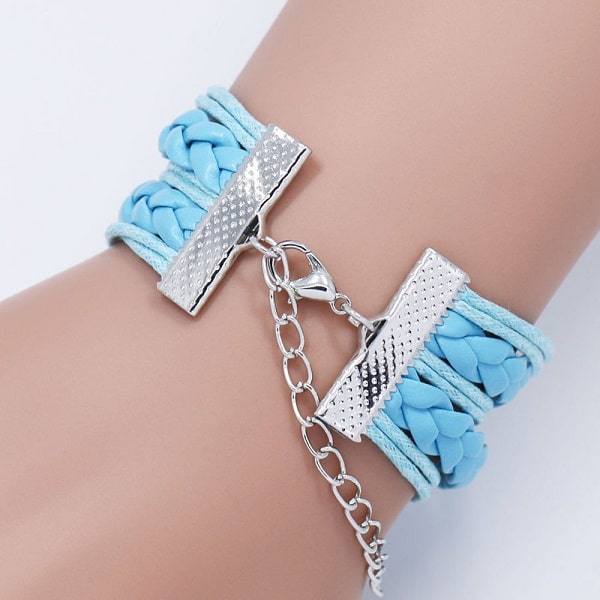 Lot de 2 bracelets magnétiques pour couple, bracelet en perles de pierre naturelle, bracelet
