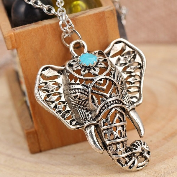 Breloques tête de mort en acier inoxydable, pendentifs, collier